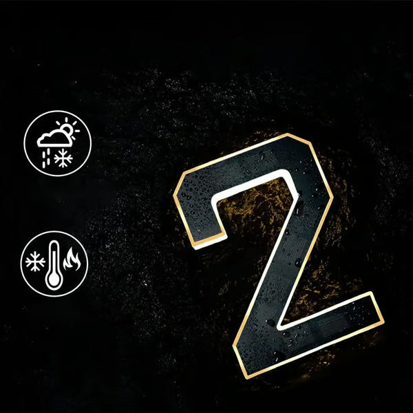 Solar Lighted House Numbers For Outside