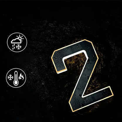 Solar Lighted House Numbers For Outside