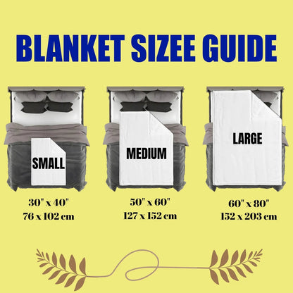 Winter Themed Blanket With Candy Canes And Bows