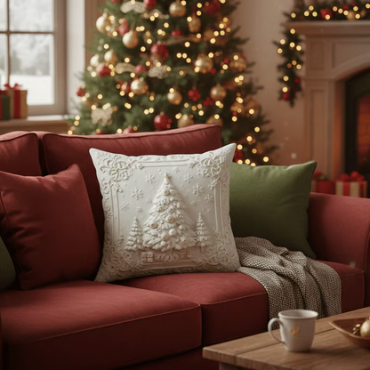 Christmas Themed Cushion Cover