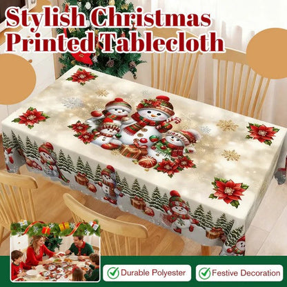Christmas Specials-Stylish Christmas Printed Tablecloth