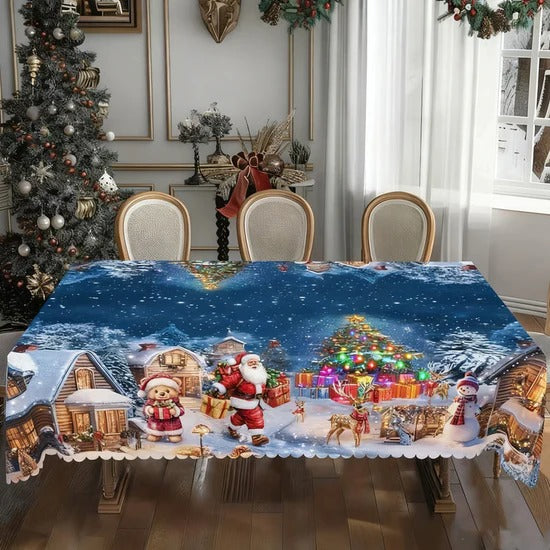 Christmas Specials-Stylish Christmas Printed Tablecloth