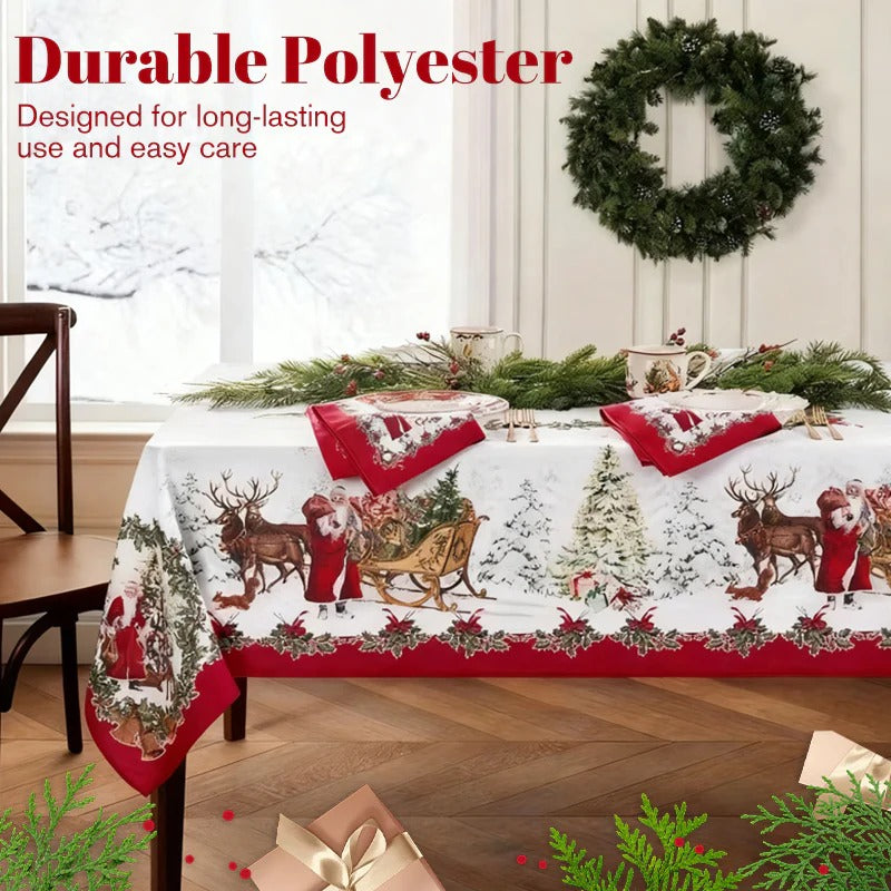 Christmas Specials-Stylish Christmas Printed Tablecloth