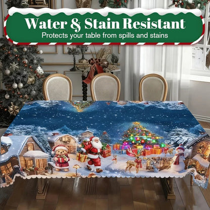 Christmas Specials-Stylish Christmas Printed Tablecloth