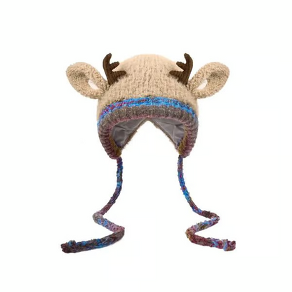 Original Festive Antler Hat – Windproof Ear Protection, 2-in-1 Hat/Handbag & Ideal For Family Christmas Outings