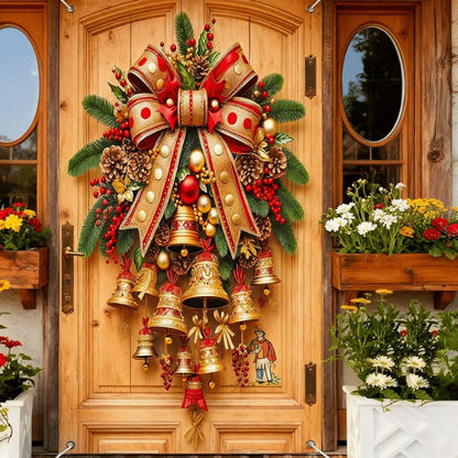 Christmas Bell Door Curtain