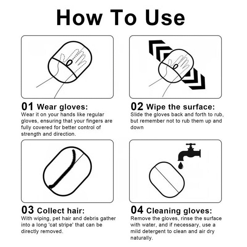 Pet Hair Removal Glove