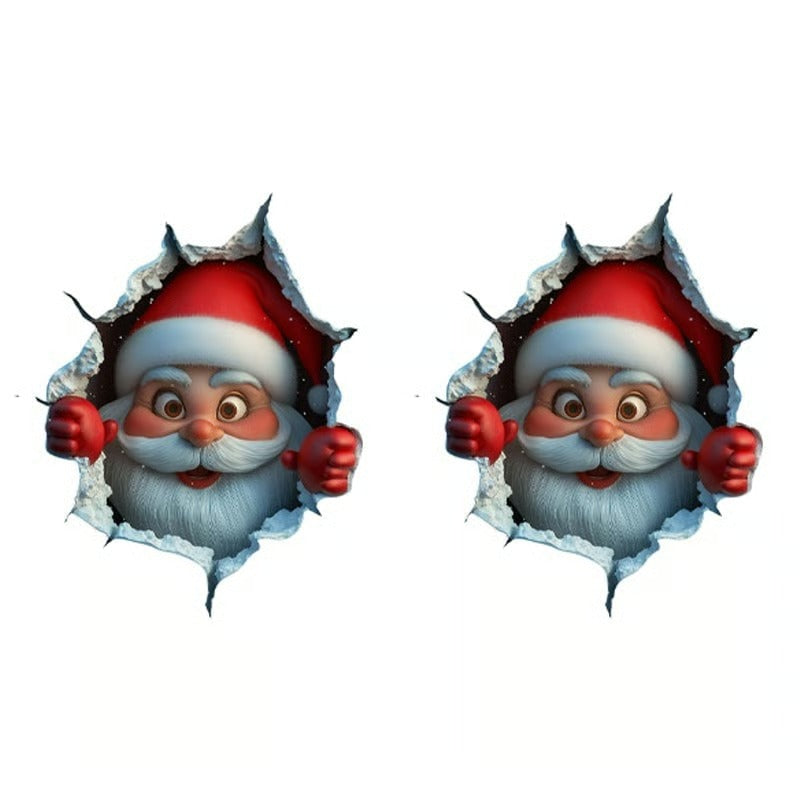 Santa Claus Wall Sticker Set