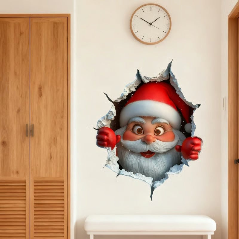 Santa Claus Wall Sticker Set