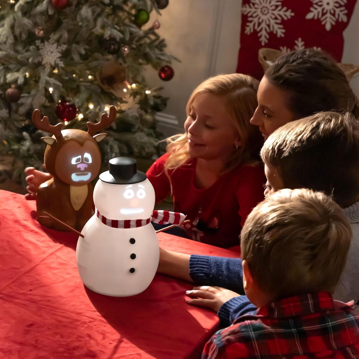 ⛄Talking Animated Blink Snowman With Built In Projector & Speaker Plug'n Play🎄