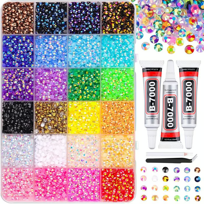 30000Pcs Resin Jelly Rhinestones For Bedazzling