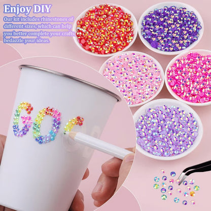 30000Pcs Resin Jelly Rhinestones For Bedazzling