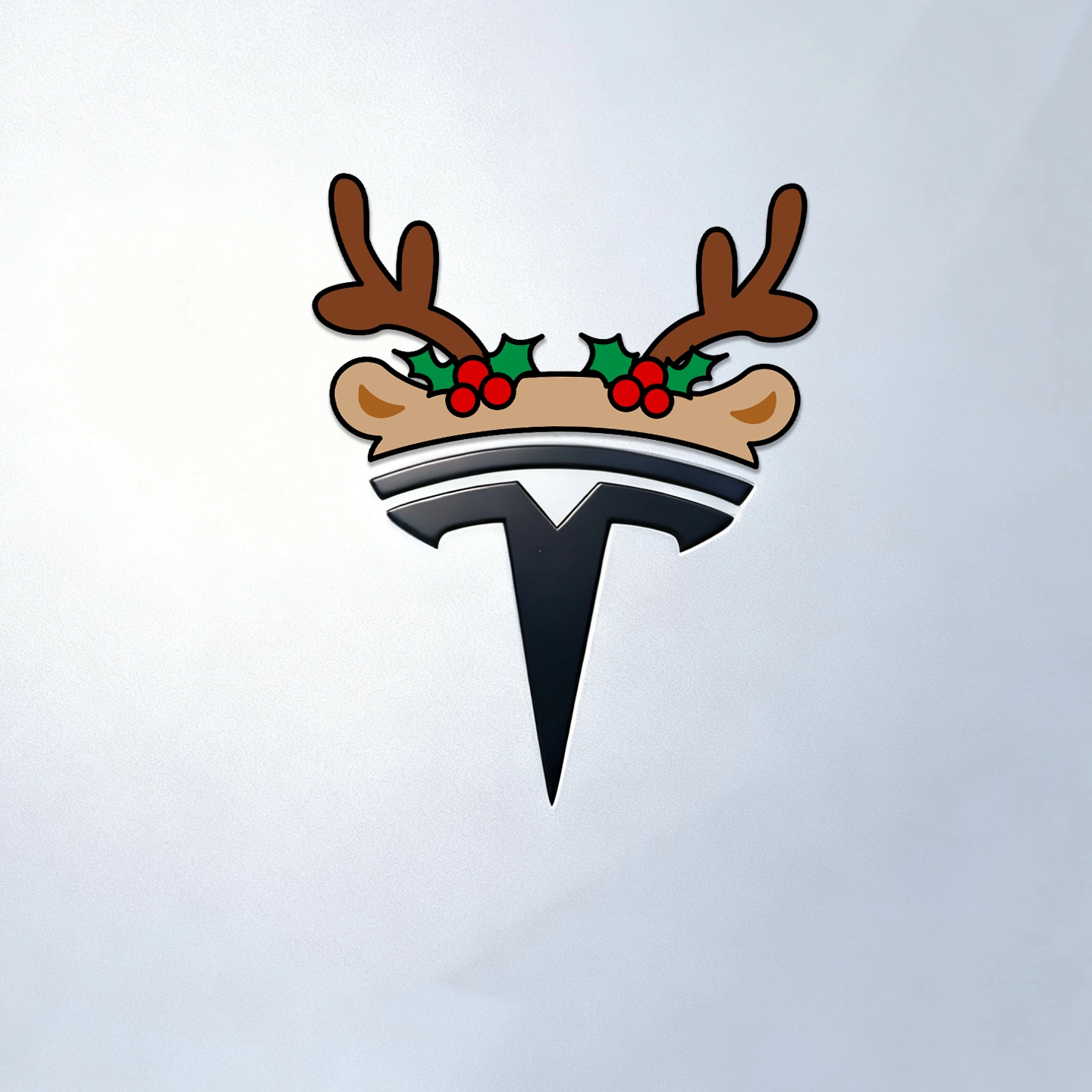 Waterproof Santa Hat Christmas Stickers