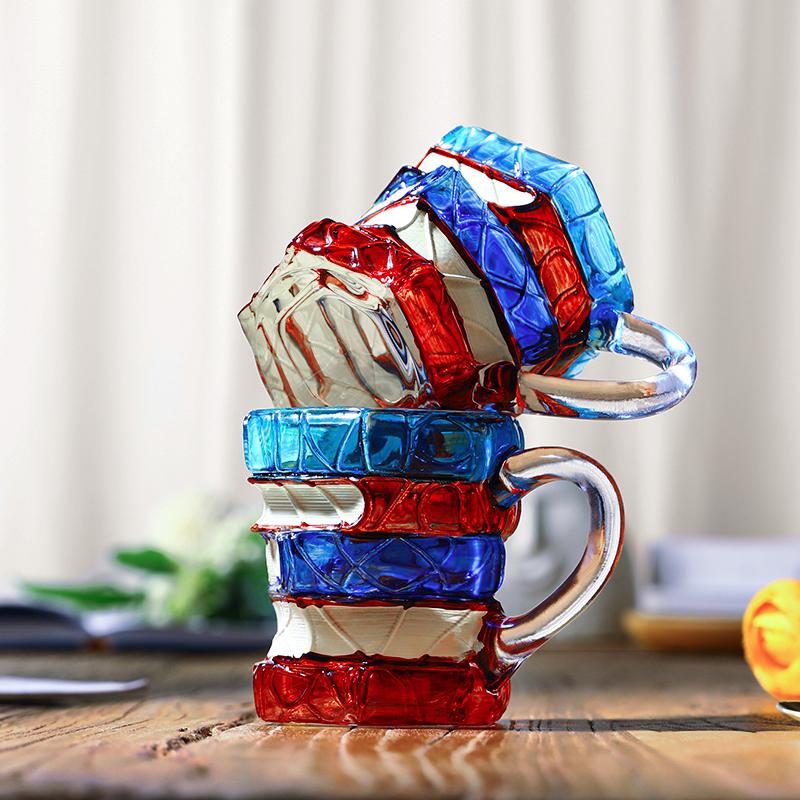 Ceramic Innovative 3D Painting Book Mug