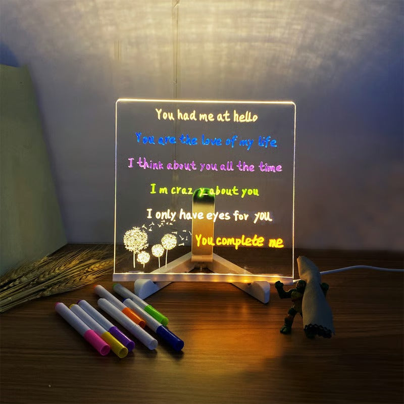LED Note Board With Colors