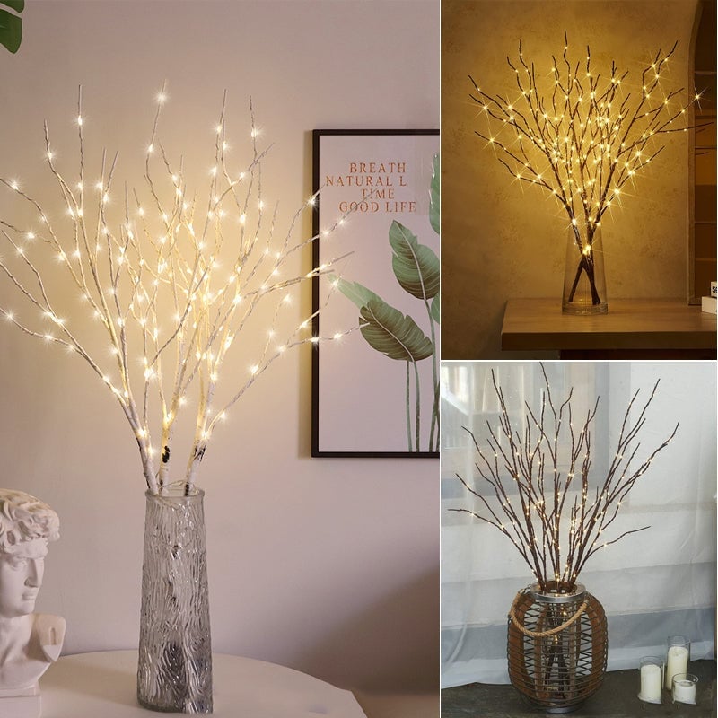 Simulated LED Birch Branch Light