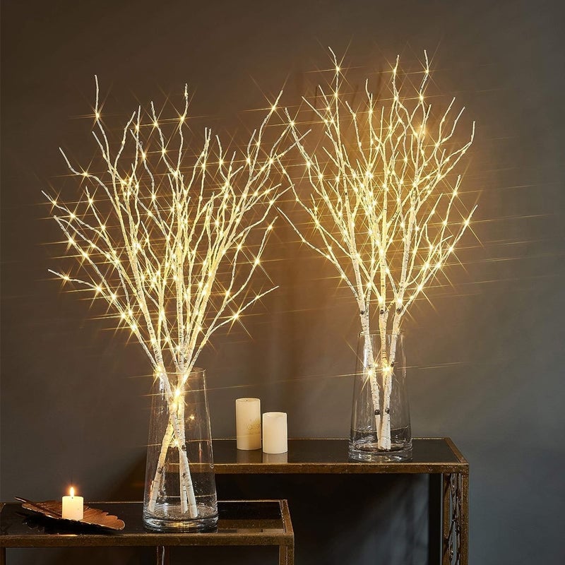 Simulated LED Birch Branch Light