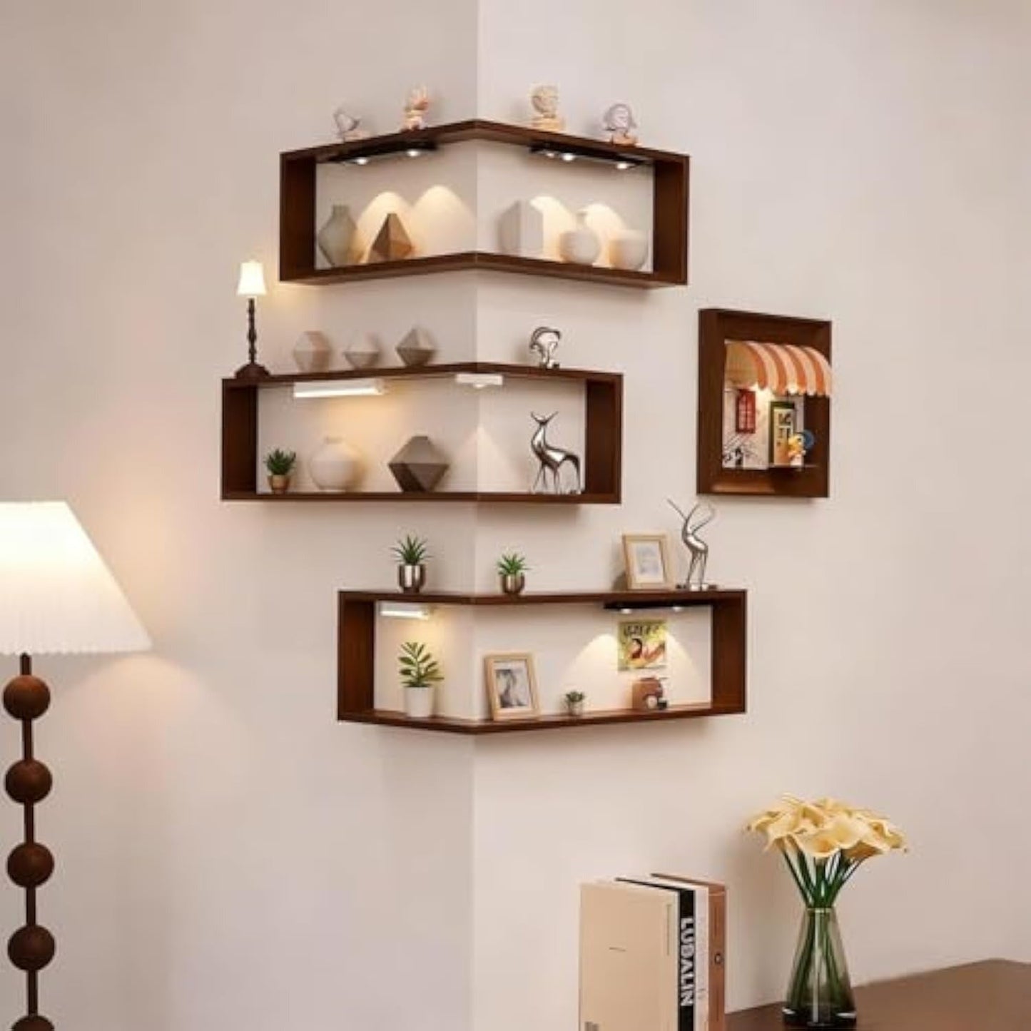 Smart Corner Shelves