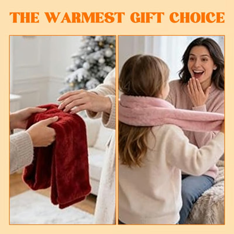 Hidden Zipper Pocket Scarf