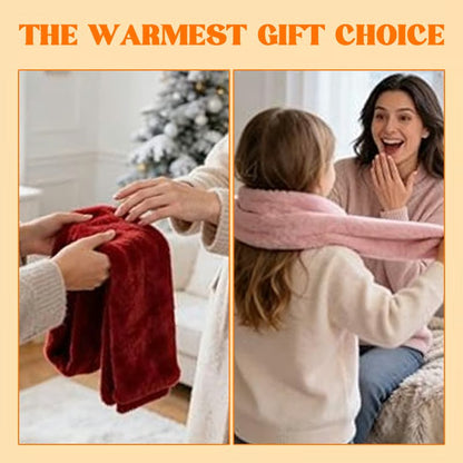 Hidden Zipper Pocket Scarf