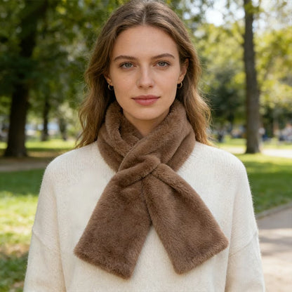 Hidden Zipper Pocket Scarf