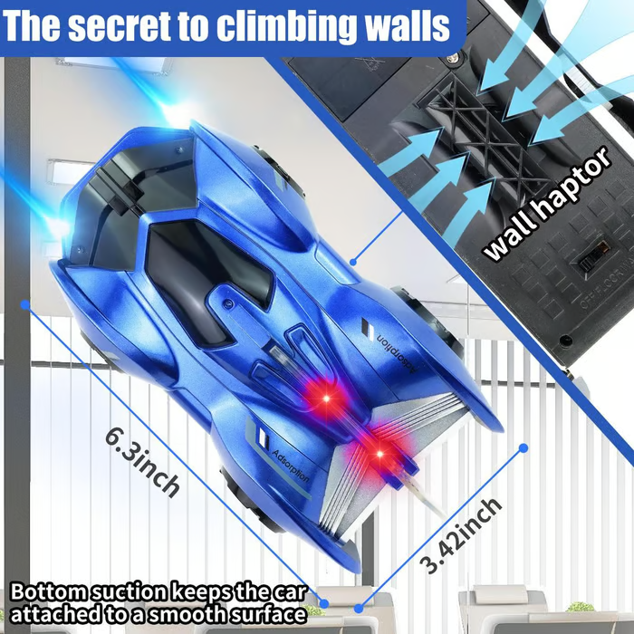 Wall Climbing Remote Control Car