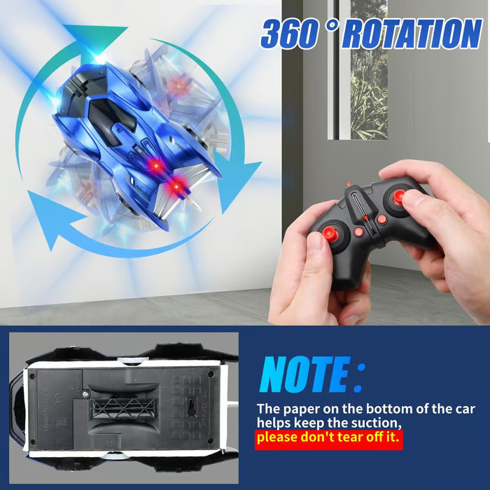 Wall Climbing Remote Control Car