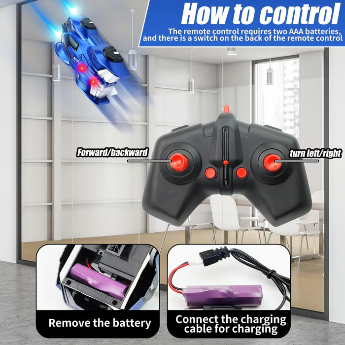 Wall Climbing Remote Control Car