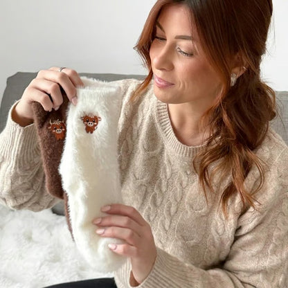 Cute Cow Slipper Socks