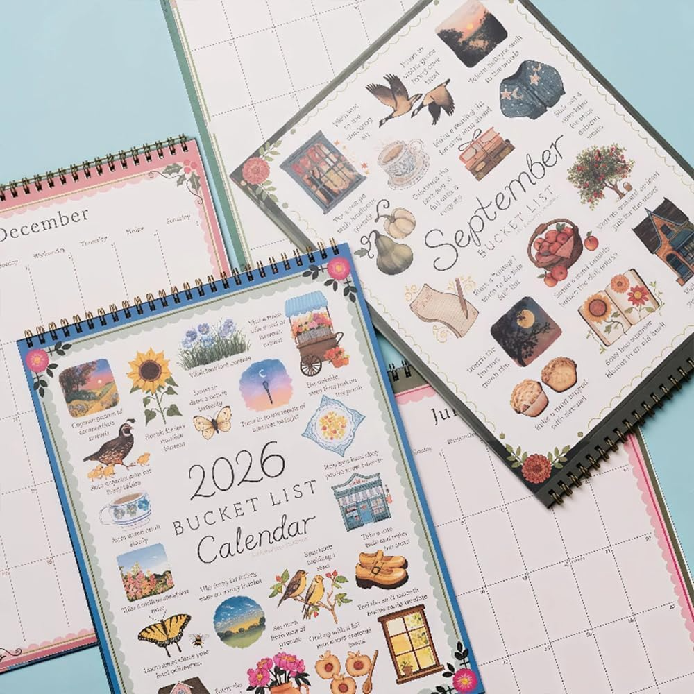 2026 Bucket List Calendar