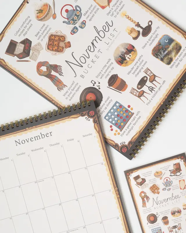 2026 Bucket List Calendar