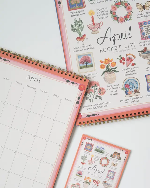 2026 Bucket List Calendar