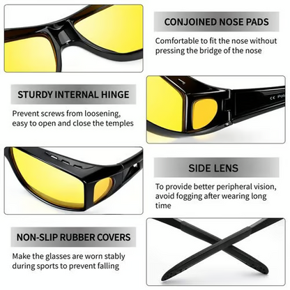 Night Vision Driving Glasses, Anti-glare Polarized