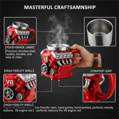 Ultimate V8 Engine Gift Mug & A Gearhead's Dream