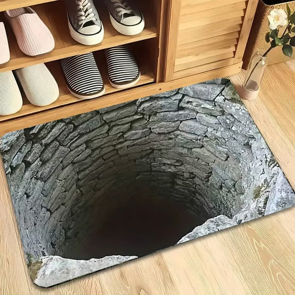 3D Optical Illusion Anti-Slip Floor Mat