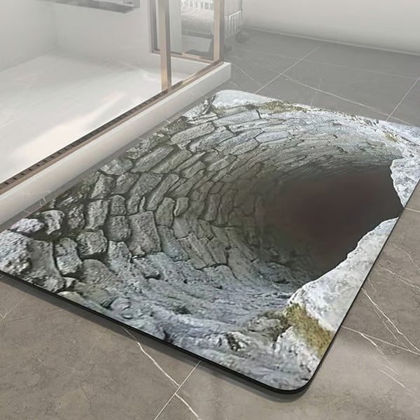 3D Optical Illusion Anti-Slip Floor Mat