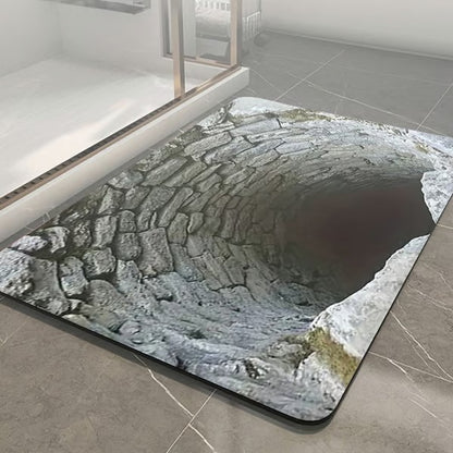 3D Optical Illusion Anti-Slip Floor Mat