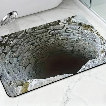 3D Optical Illusion Anti-Slip Floor Mat
