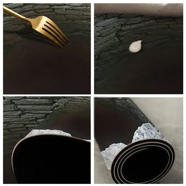 3D Optical Illusion Anti-Slip Floor Mat