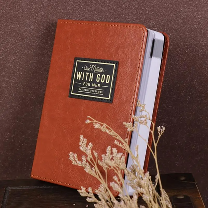 One Minute With God For Men 365 Days Devotional Journal Portable Daily Reflections Book