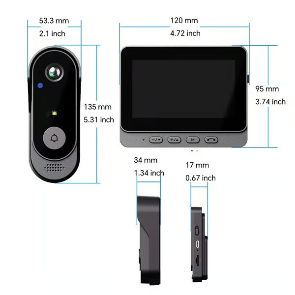 X8 Waterproof Video Doorbell