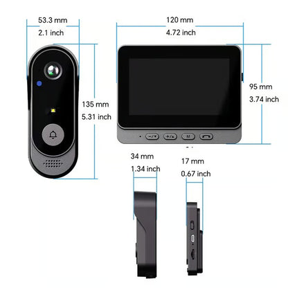 X8 Waterproof Video Doorbell