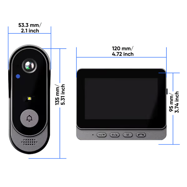 X8 Waterproof Video Doorbell
