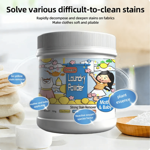 Hyper Concentrated Strong Stain Remover Powder For Clothes