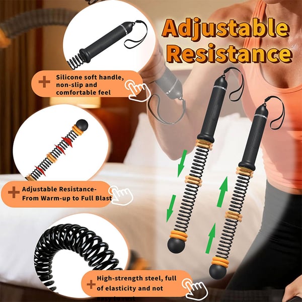 Adjustable Ropeless Battle Ropes Training