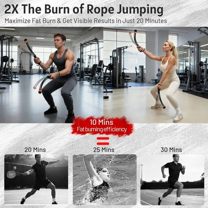 Adjustable Ropeless Battle Ropes Training
