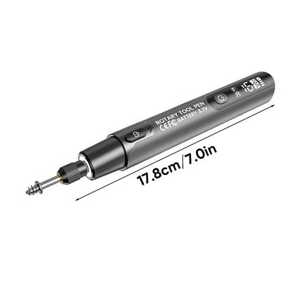 Mini Electric Rotary Tool Set With LED Light & Digital Display