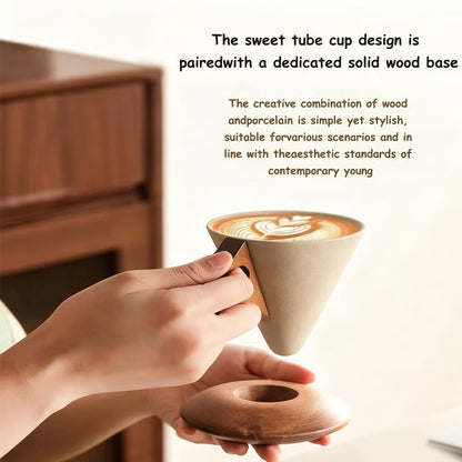 Terracotta Cone Coffee Cup