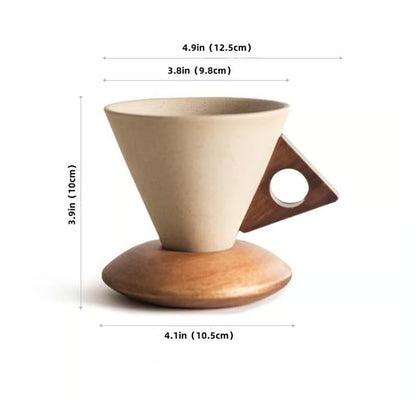 Terracotta Cone Coffee Cup