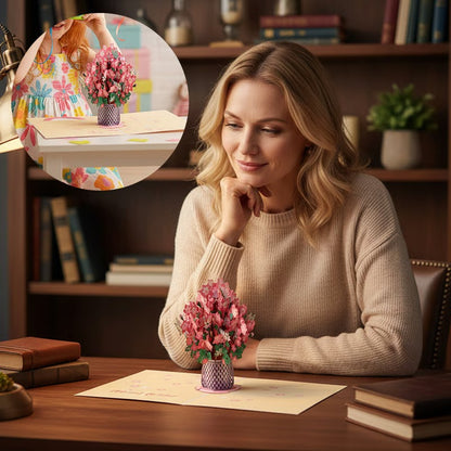 3D Handmade Bouquet Greeting Card